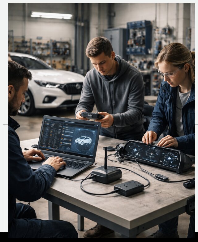 Разработка Connected Car и ПО для автопрома в Топках