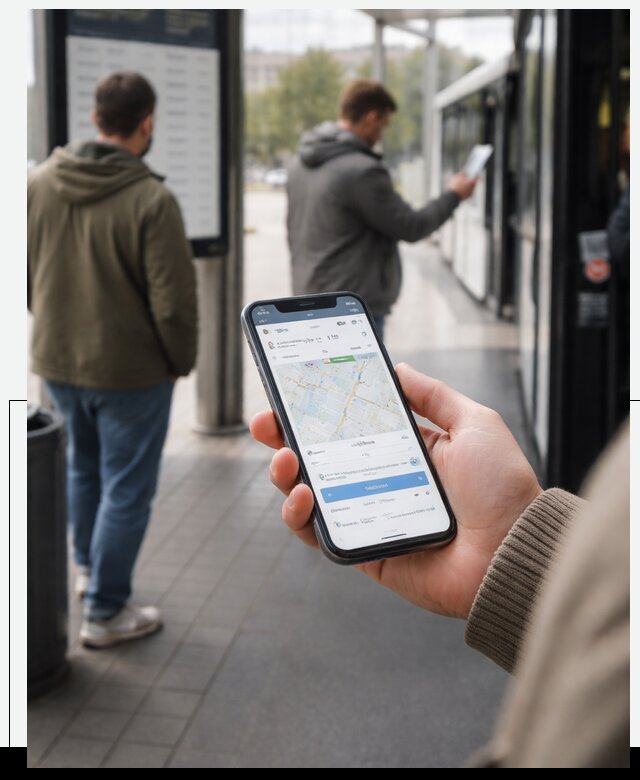 Мобильное приложение для пассажиров в Топках с оплатой и расписанием